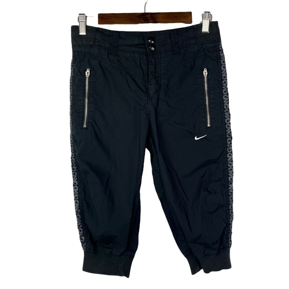 Nike Y2K Side Zip Cropped Athletic Pants S - Picture 1 of 4